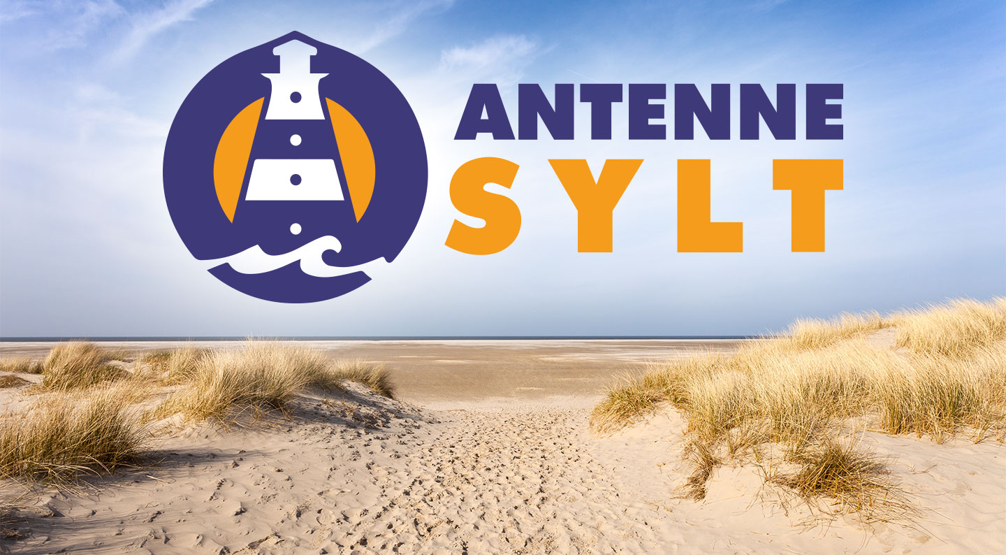 Antenne Sylt Logo mit Strand